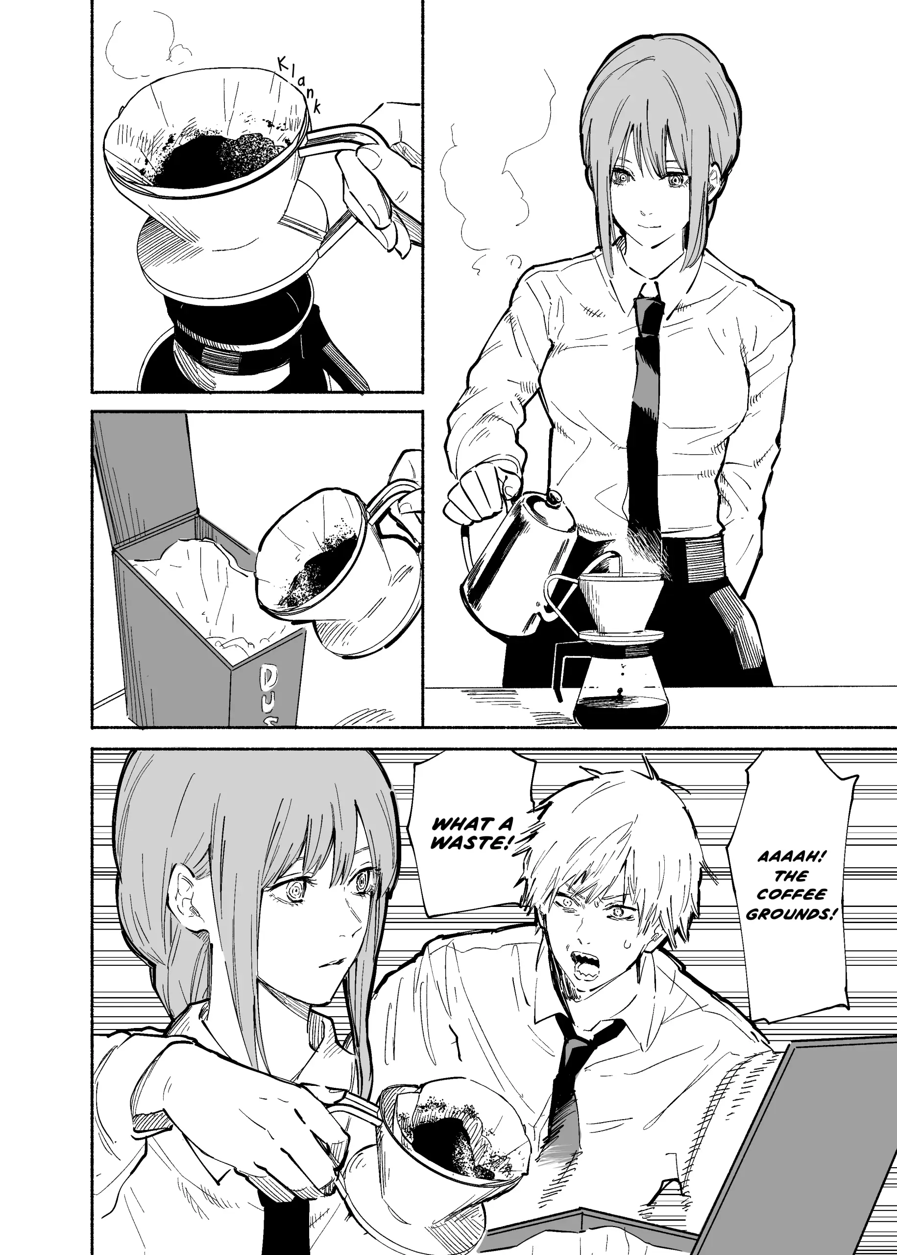Cover Coffee with Makima-san